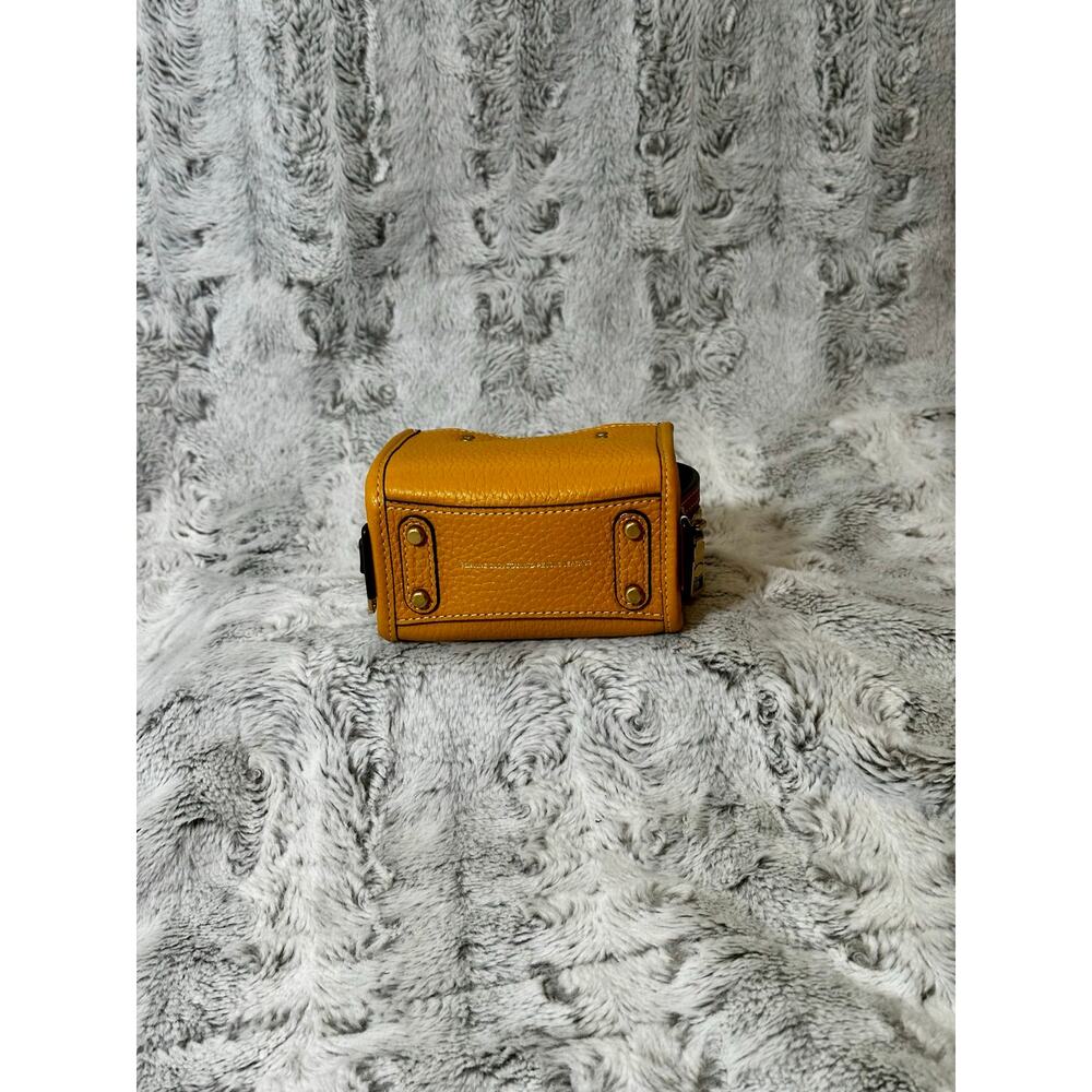 Coach Rogue 12 Mini C1808 Buttercup Yellow Leather Crossbody Bag 1941 - Picture 3 of 11